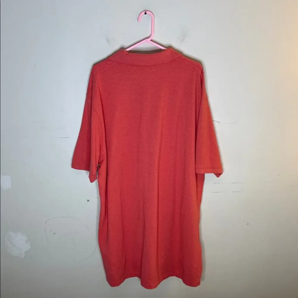 Polo Ralph Lauren Men's Short Sleeve Polo Shirt in Coral Size 3XLT